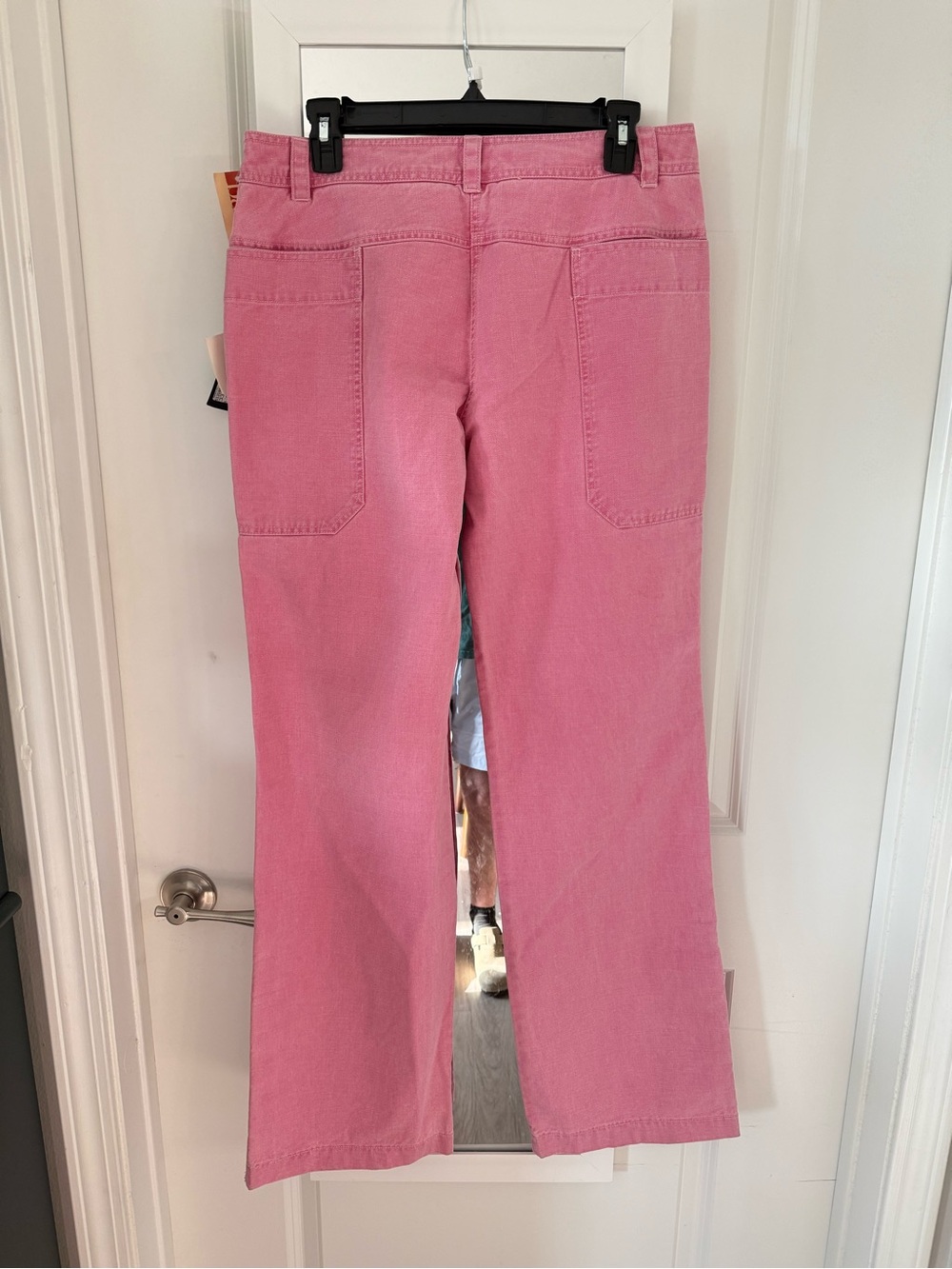 Weekend Max Mara Women’s Pink Cotton Straight Leg Pants Size 12 NWT - Picture 6 of 8